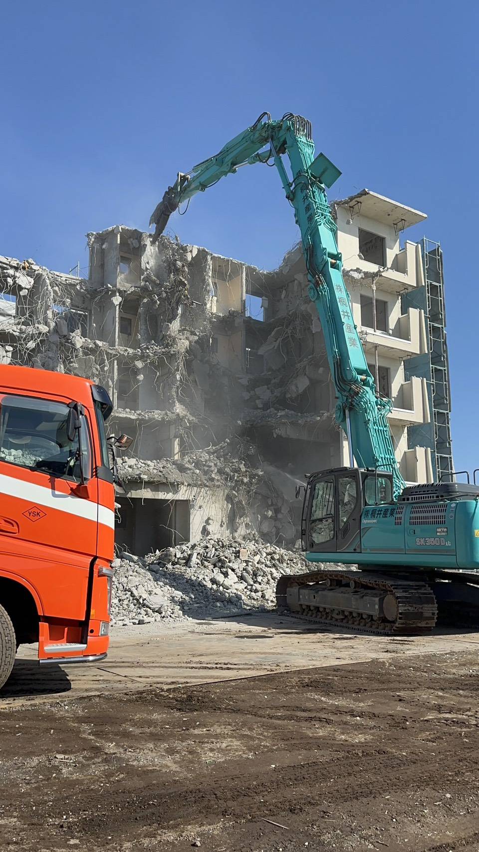 日新町市営住宅解体工事